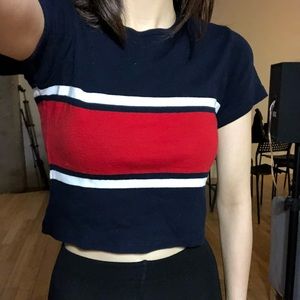 Brandy Melville Tommy Hilfiger Crop Top